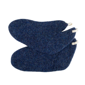 Alpaca Slippers Blue