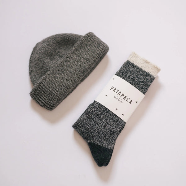 Beanie and Black